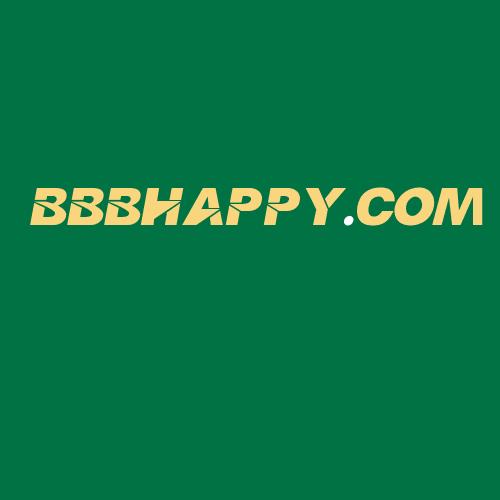 Logo da BBBHAPPY